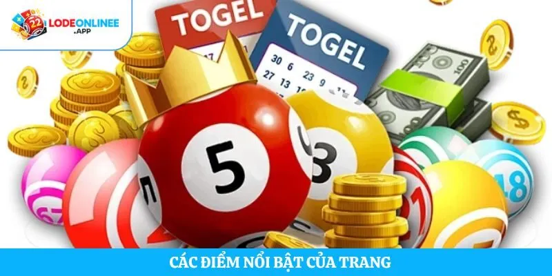 Các điểm nổi bật của trang